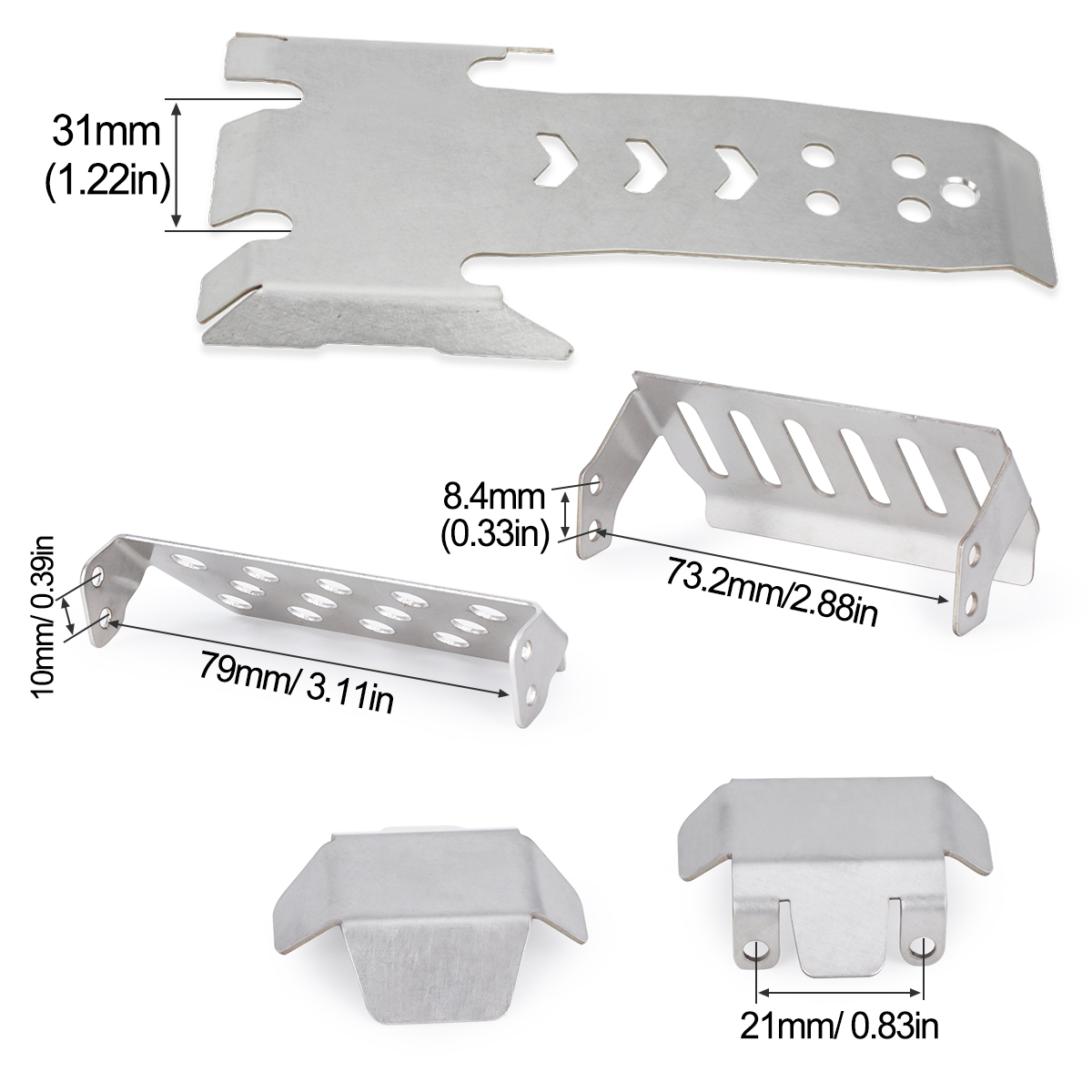 Stainless Steel Axle Protector - огляд і ціна Rc Hobby Shops