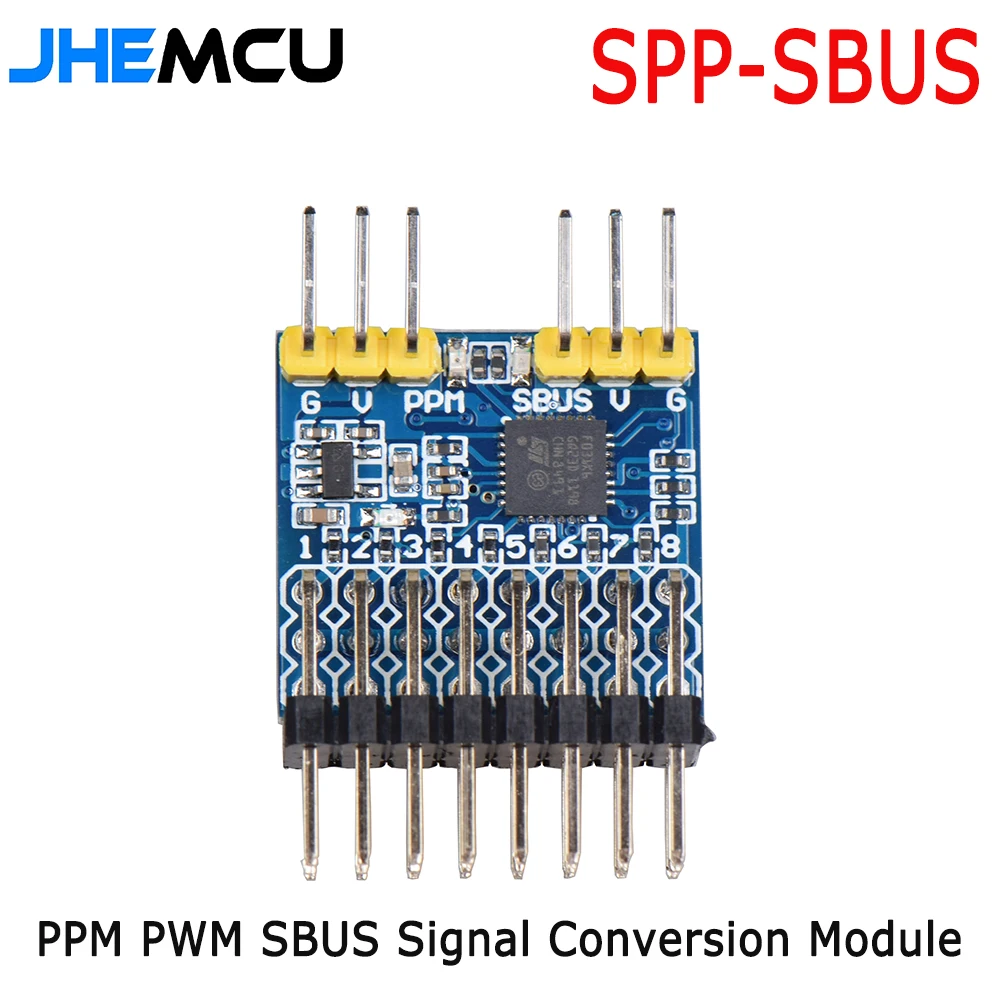 JHEMCU 8CH Receiver PWM PPM SB - огляд і ціна Receiver Sbus 8Ch