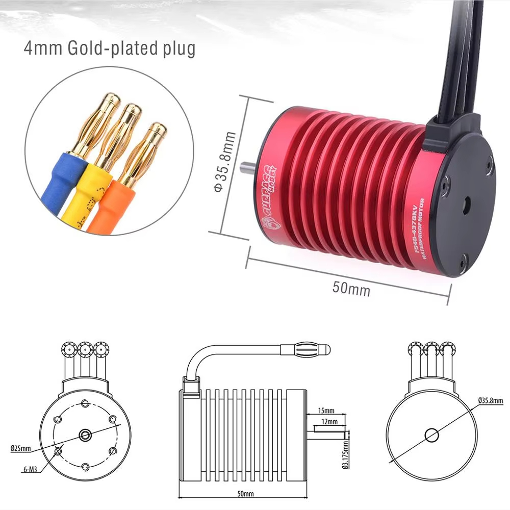 Surpass Hobby KK Waterproof F5 - огляд і ціна Rc Hobby Motor