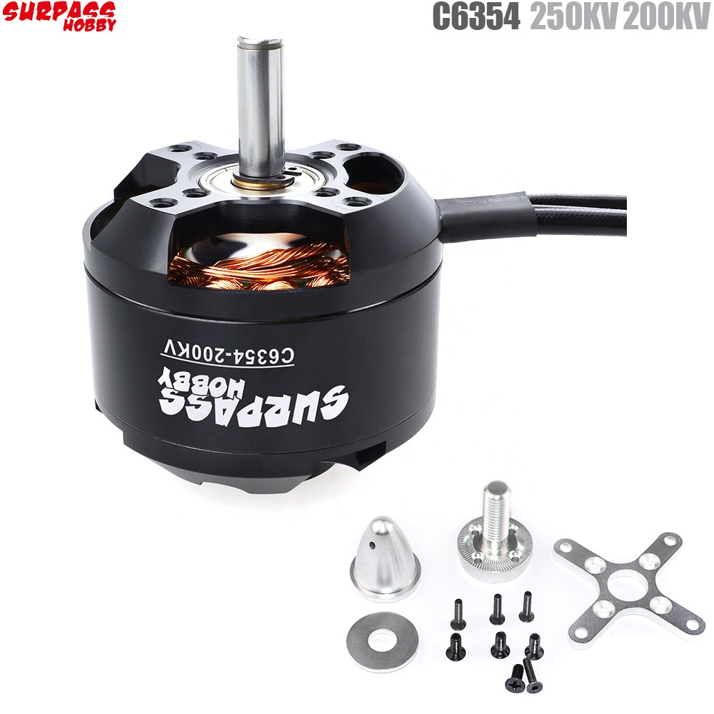 SURPASS HOBBY C6354 6354 250KV - огляд і ціна Rc Hobby Motor