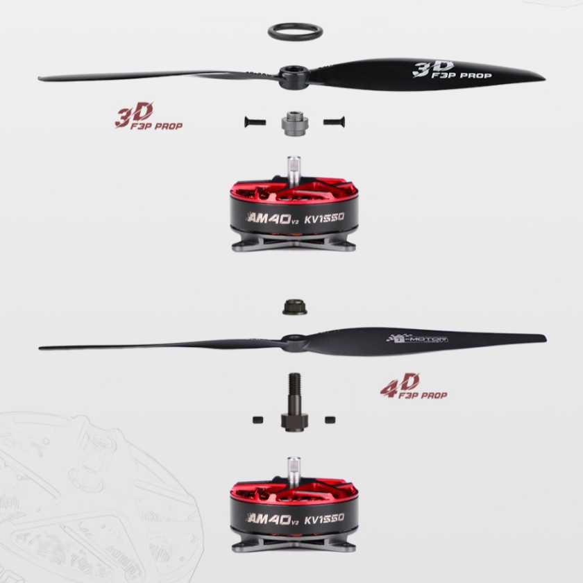 T-Hobby AM40 V2 3D/4D 2-3S Pow - огляд і ціна Rc Hobby Motor