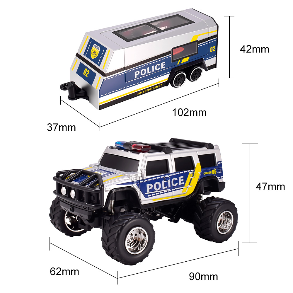 9imod RC Police Car 2.4G APP C - огляд і ціна Rc Hobby Grade Truck