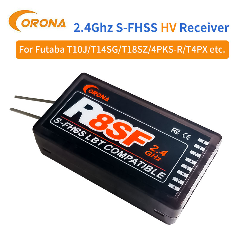 Corona R8SF 8CH 2.4GHz S‑FHSS  - огляд і ціна Receiver Sbus 8Ch