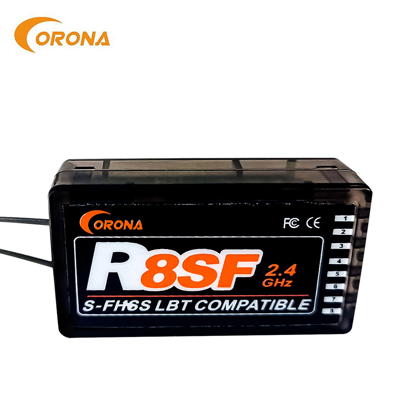 Corona R8SF 8CH 2.4GHz S‑FHSS  - огляд і ціна Receiver Sbus 8Ch