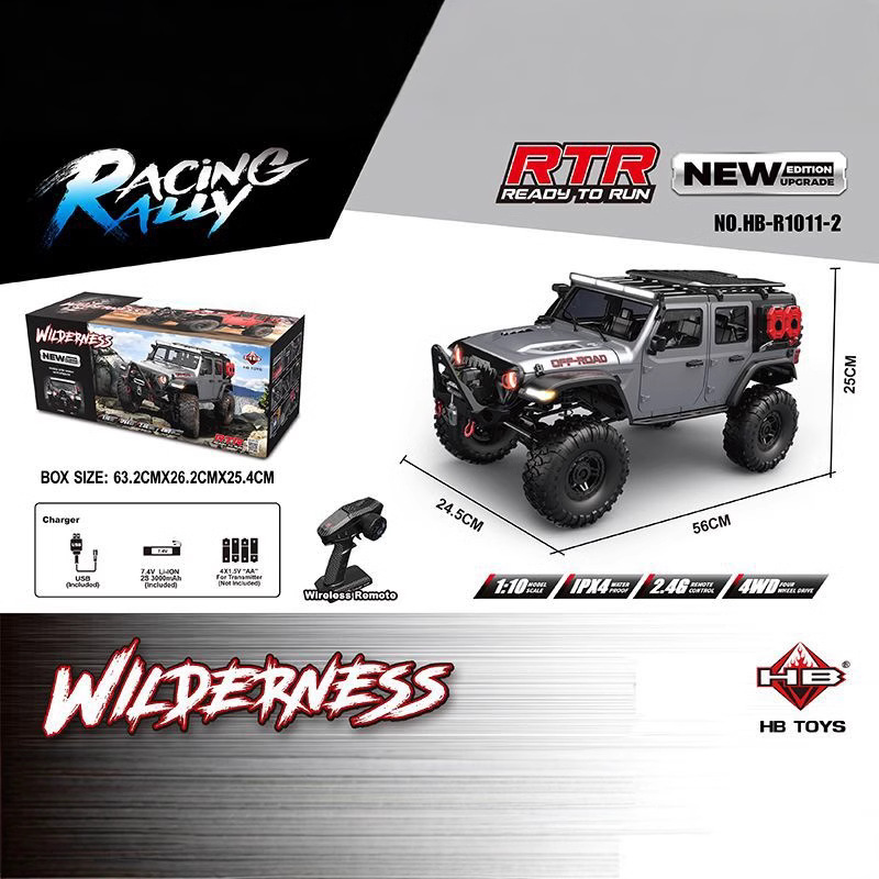 HB 1/10 4WD R1011 New Upgraded - огляд і ціна Rc Hobby Toucan