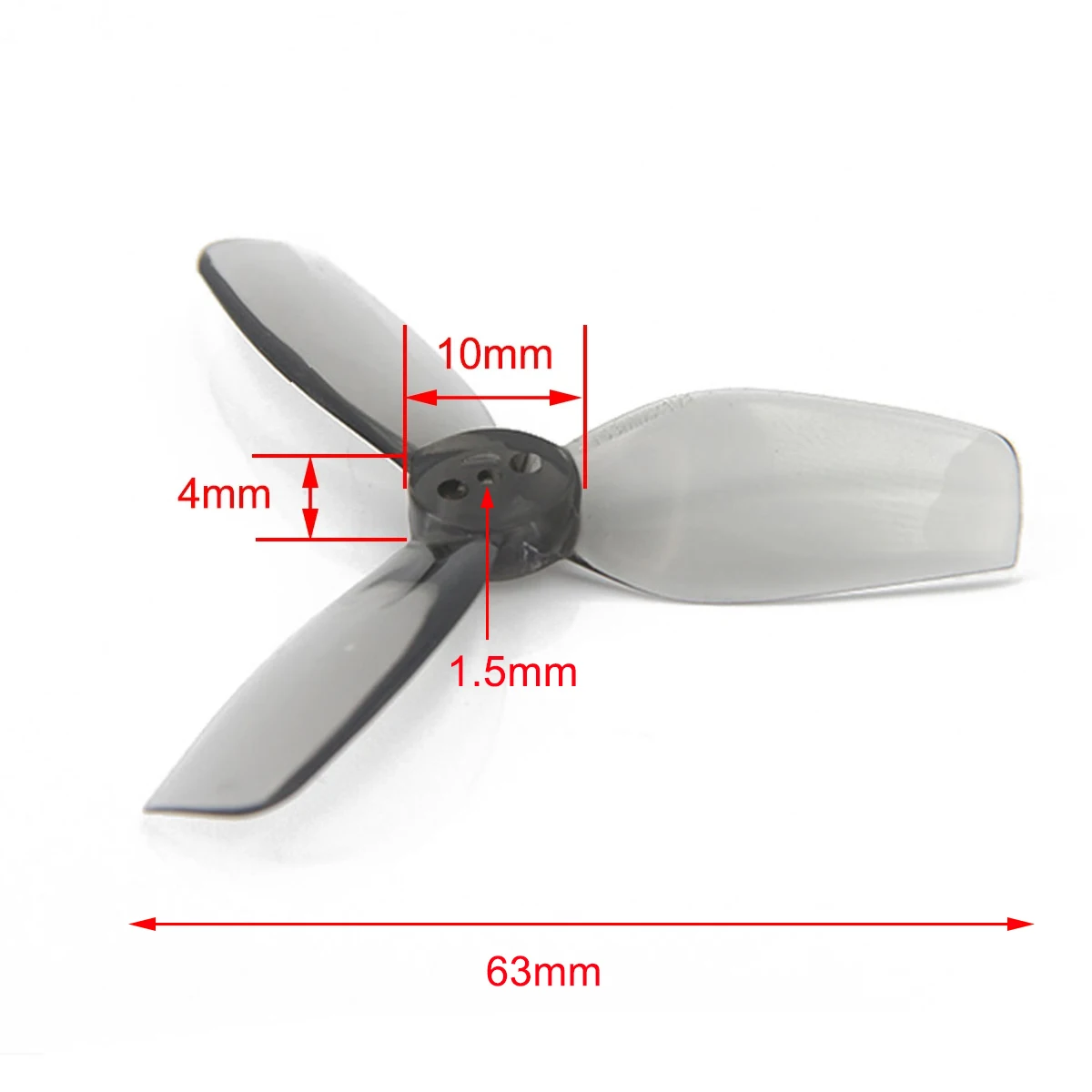 NEEBRC 2/4/8 Pairs 2.5inch 63m - огляд і ціна Rc Plane Hobby Zone