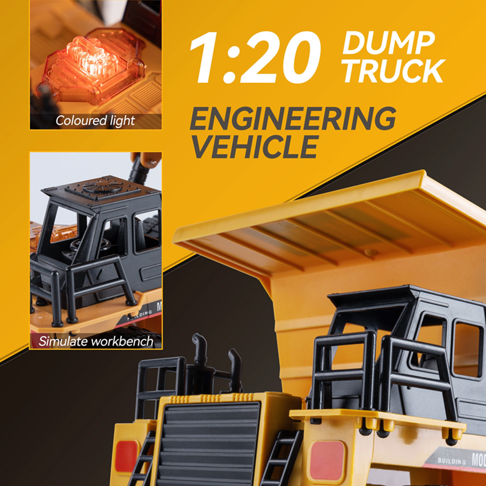 1:20 Scale 4WD RC Dump Truck 1 - огляд і ціна Rc Hobby Grade Truck