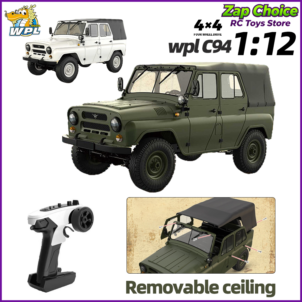 WPL C94 1/12 Scale 4WD Electri - огляд і ціна Rc Hobby Grade Truck