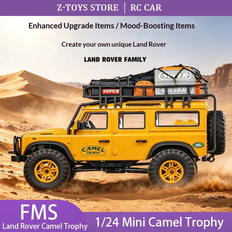 FMS 1/24 Licensed Land Rover C - огляд і ціна Rc Hobby Land