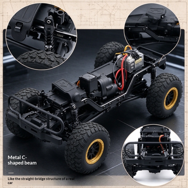 FMS 1/24 Licensed Land Rover C - огляд і ціна Rc Hobby Land