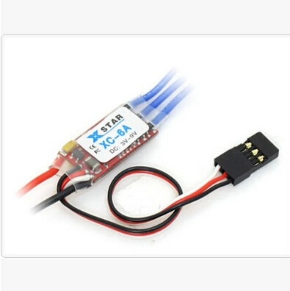 FATJAY XC-6A Brushless ESC 6A  - огляд і ціна Rc Hobby Motor
