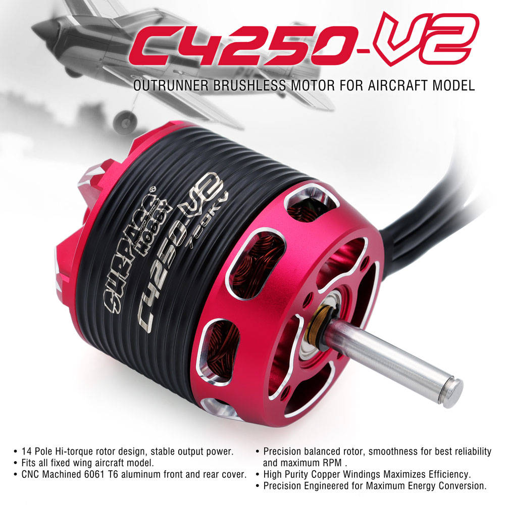 SURPASS HOBBY C4240 750KV/850K - огляд і ціна Rc Hobby Motor