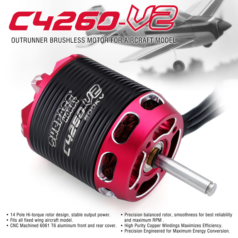 SURPASS HOBBY C4240 750KV/850K - огляд і ціна Rc Hobby Motor