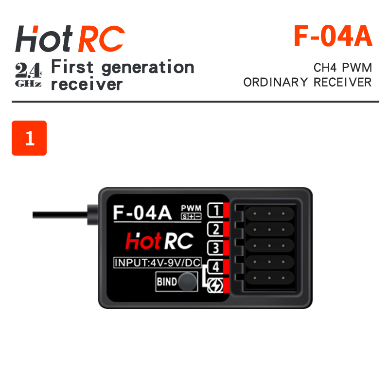 HotRC F-04A F-06A F-06AT F-08A - огляд і ціна Receiver Sbus 8Ch