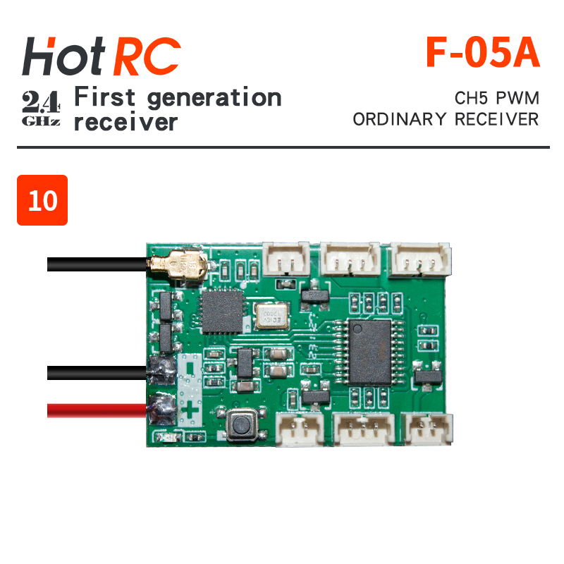 HotRC F-04A F-06A F-06AT F-08A - огляд і ціна Receiver Sbus 8Ch
