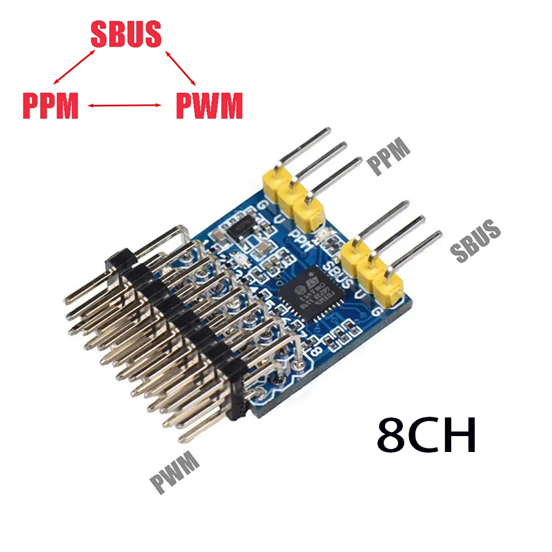 8CH PWM PPM SBUS Signal Conver - огляд і ціна Receiver Sbus 8Ch